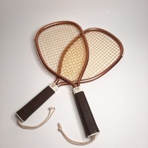 Vintage Whiz Racquets Set of 2 Made in San Diego, CA USA Rose Gold Color